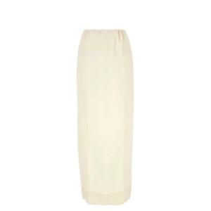 프라다 미디 스커트 P135YRSOOO15Y4 Bianco White