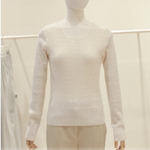 [제이제이 지고트]스케어넥 골지 짜임 니트GMBR1PO34