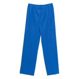 플리츠플리즈 스트레이트 팬츠 PP58JF125 72 Blue