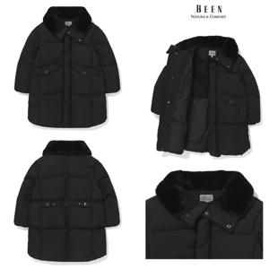 [빈]BZ63JP01BK 블랙 퍼 배색 다운 점퍼
