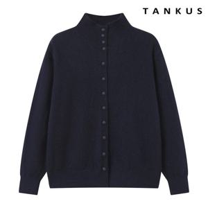 [탱커스]하이넥 버튼업 니트 가디건 (TX3CD020L0)