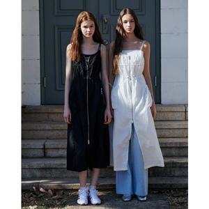 [에고이스트][BLUE LABEL] 뷔스티에 집업 나일론 원피스 (ER2OOP04)