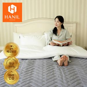 [26년형] 한일의료기 실담 워셔블 전자파없는 EMF 카본 탄소 매트 온열 전기 장판 국산 (싱글)