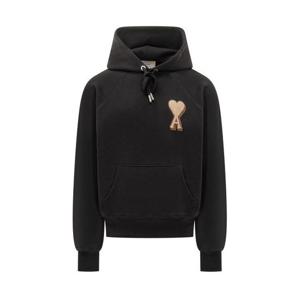 아미 후드 티셔츠 USW770747 001 BLACK