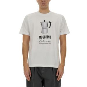 모스키노 반팔 티셔츠 07060241 1001 WHITE