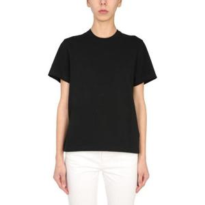 25 FW 보테가 베네타 크루네크 코튼 티셔츠 블랙 649060VF1U0