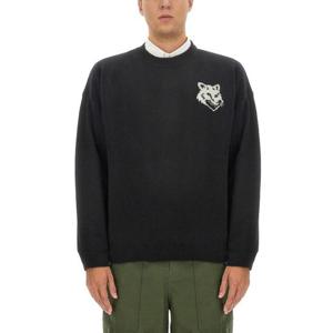 메종키츠네 스웨터 LM00819KT1063 BLACK