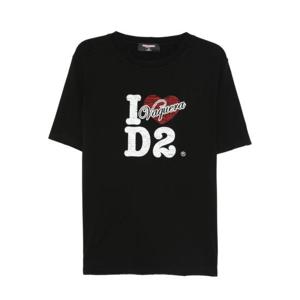 디스퀘어드2 민소매 티셔츠 D20020 S72GD0594 900 BLACK