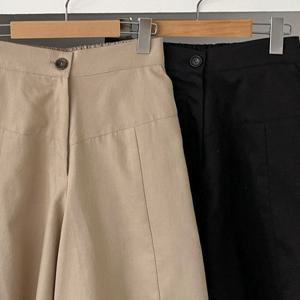[에이치플러스몰]빅사이즈 405S120S 여름플레어절개반바지