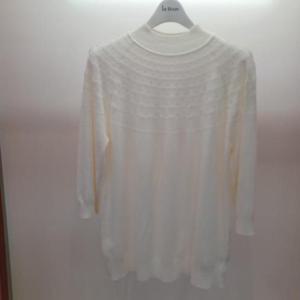 Latium HC06 얇고 부드러운 5부반팔 깔끔한 반목폴라 무지 니트티 T2533sw04I