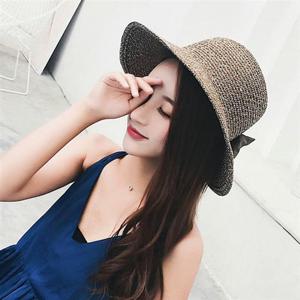 리본 벙거지 여름모자 여자버킷햇 패션모자 썬캡