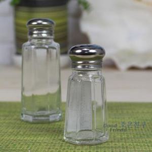 유리 팔각소금 후추병 1oz 초코렛 시나몬파우더병 후추통 후추병 양념통 양념병 소금통 소금병 조미료통 조