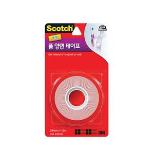 3M 스카치 3215C 강력 투명 폼 양면테이프(24mmx1.5m)