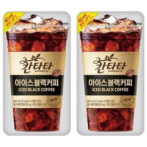 롯데 칸타타 아이스 블랙커피 230ml x 20팩