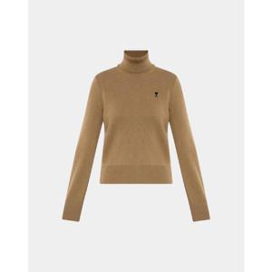 아미   니트 FW25 FKS827001288 6308585 Camel noir