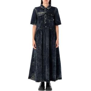 가니   반팔원피스 FW25 J17576779055 5842839 WASHED BLACK