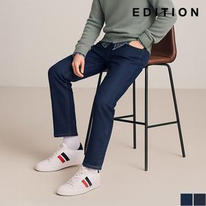 [에디션] 등록x 스탠다드 슬림핏 기모 데님팬츠 (NED5DP1904)