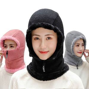 안감 전체퍼 목까지 따뜻한 겨울 지퍼 방한모자