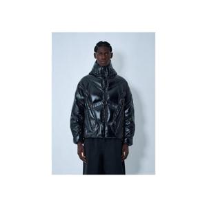 25 FW Moncler x AAP ROCKY 남성 Bahianinha High Shine Down Jacket map0162006blk