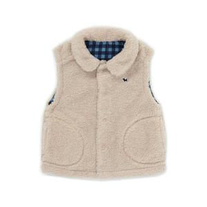 블루독베이비 10 25FW 겨울신상 (NY)리버시블 체크 베스트 (45C14225020)