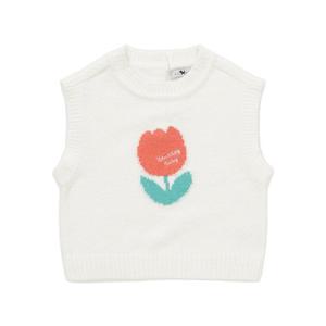 블루독베이비 10 25FW 신상 (CR)소프트 튤립 베스트 (45C14220010)