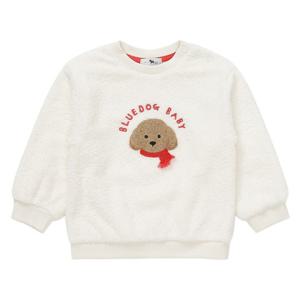 블루독베이비 10 25FW 신상(CR)소프트퍼리 스웨트셔츠 (45C14334040)