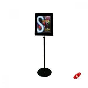 다보형 포스터스탠드 ZBP-2824K A4 검정분체도장
