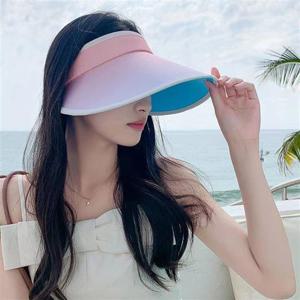 햇빛차단 여름휴가 스포츠 데일리 그라데이션 썬캡 썬캡