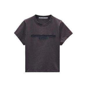 알렉산더 왕 반팔 티셔츠 1CC4251159 229 WASHED BLACK BEAN