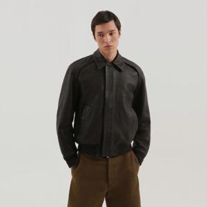 1989 스튜디오 자켓 F04MLB002LEA002 2500 BROWN