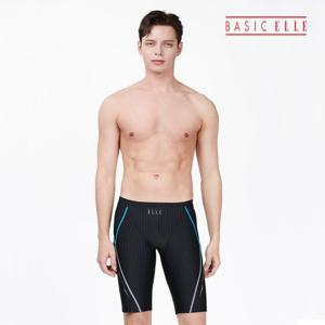 [베이직 엘르]남성인 실내수영복 5부 사각수영복 BEZ-S405K
