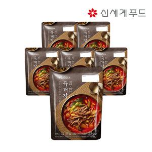[피코크]진한육개장 500g 6봉 (사골육수+양지살)