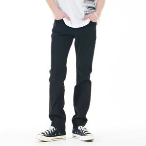 썸머데님 남성 블랙 히든 밴딩 슬림 에어진-CBZK2302C03