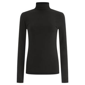 [샵앤]여성 솔리드 베이직 기본템 간절기 데일리 이너 웜 폴라 티셔츠 R.J-WSH-1670-블랙