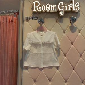 로엠걸즈 DP01 반소매 블라우스 RGBW2441P