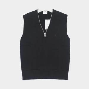꾸레쥬 버진울 V넥 니트 남성 조끼 324MPU180FI0036 9999