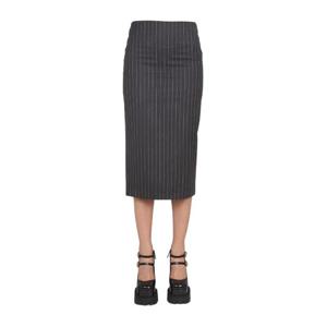 베르사체 핀스트라이프 펜슬 스커트 1006670 1A009031E510