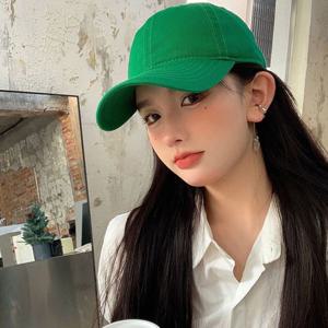 무지 남녀공용 볼캡 녹색모자 자외선차단