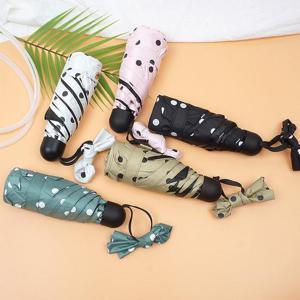 5칼라 땡땡이 5단미니 휴대용우산양산 자외선UV차단 MA4007