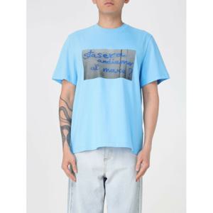 [MSGM] 라프리마 남성 티셔츠 3840MM135257002 84 Blue /6