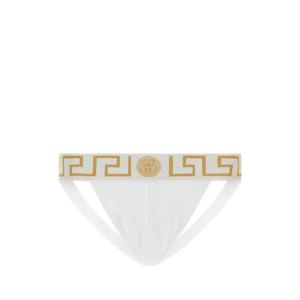 VERSACE White stretch cotton brief AUU010171A10011 A81H