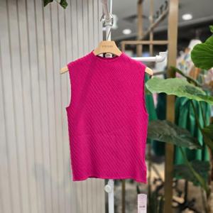 스테파니 HC05 플리츠민소매티셔츠T A25TS5227H