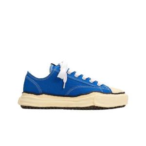 메종 미하라 야스히로 피터슨 VL OG 솔 캔버스 로우탑 스니커즈 CL 블루 A09FW733-CLBlue