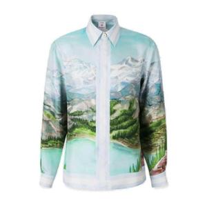 카사블랑카 달마시안 아 라 몽탕주 긴팔 셔츠 MPF25SH021SILK 01TWILLDALMATIANALAMONTANGE TP944021319