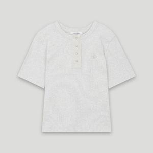[코데즈컴바인] 반오픈 헨리넥 반팔티셔츠 (CKB-TS527W5)
