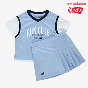 [뉴발란스]뉴발란스 키즈 스포츠 쿨메쉬 스커트 셋업 NK9YF2833G