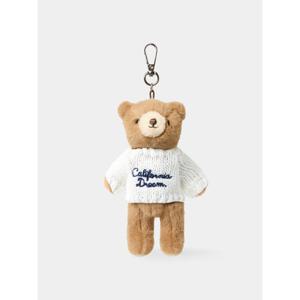 [후아유] 공용 Steve Fluffy Bear Keyring WHAWF4921A