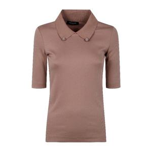 파비아나필리피 니트 칼라 핀 반팔 티셔츠 JED215F132 L576 126