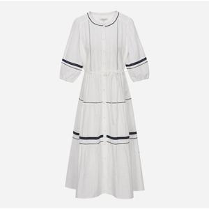 [써스데이아일랜드]배색 레이스 원피스(T252MOP133W)
