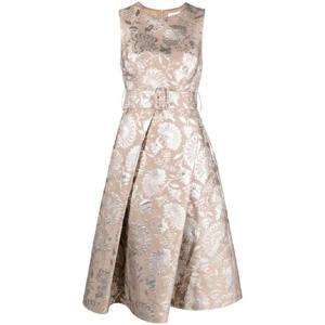 25 FW PAROSH 브로케이드 이펙트 패턴 자카드 드레스  D725226POLLY TP441414200